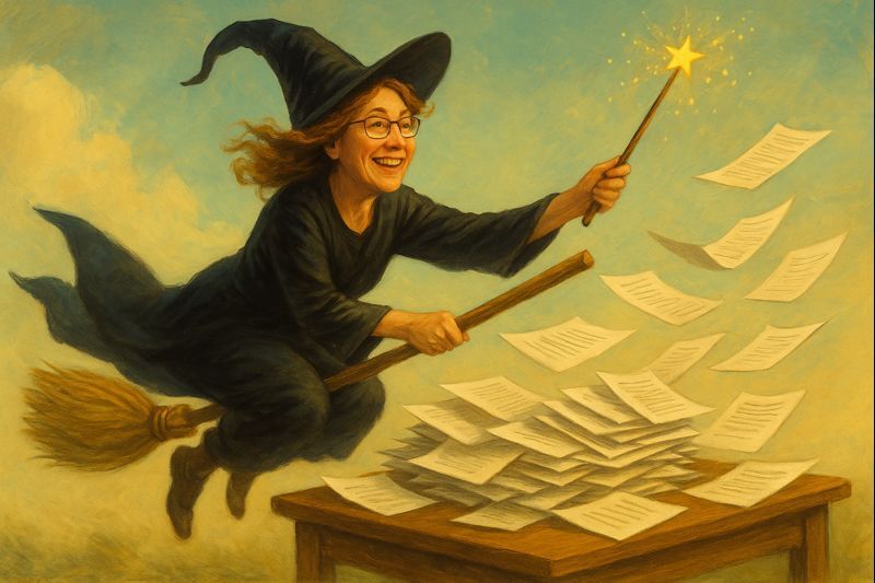 Trixa fegt durch die Dateien